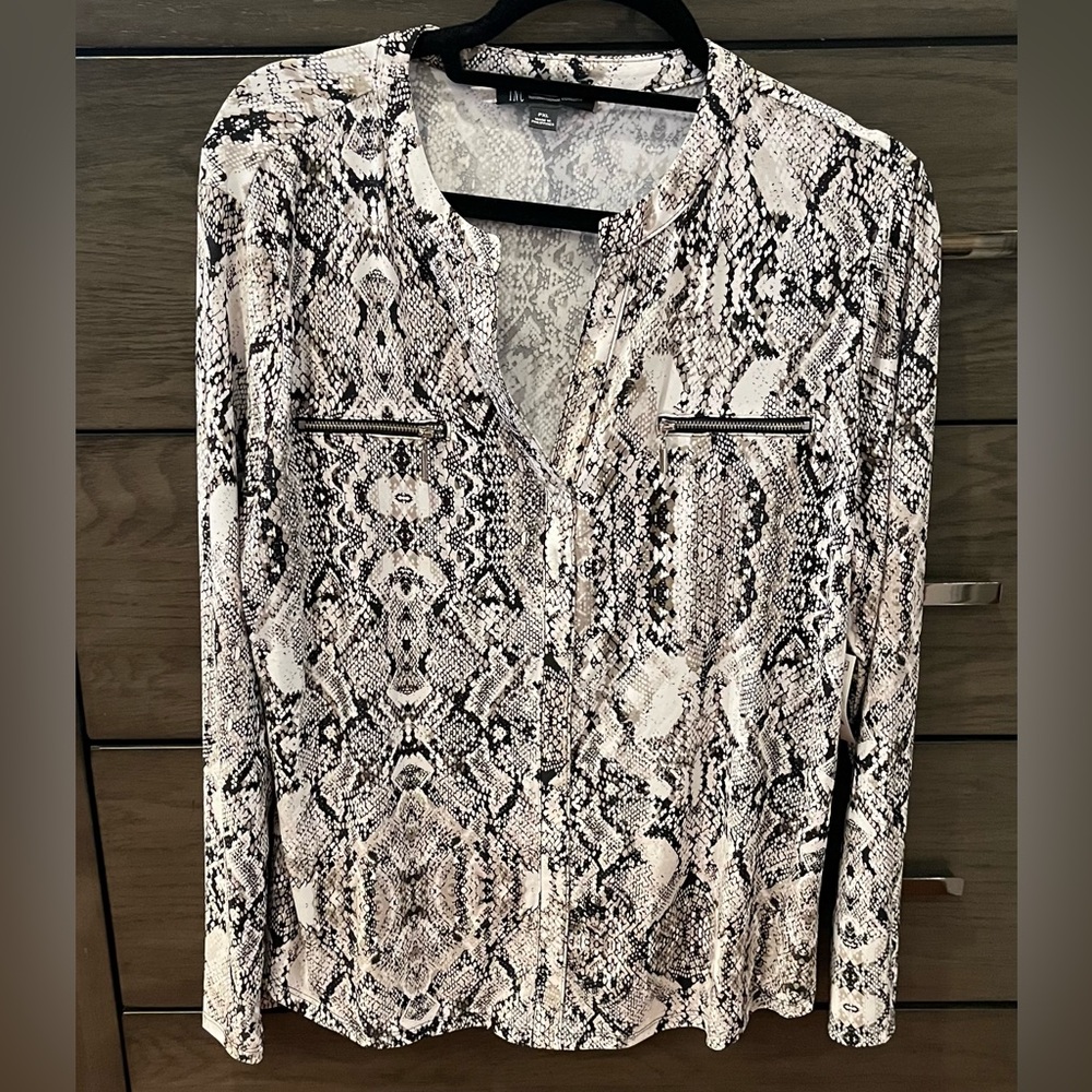 NWT Snakeskin Top